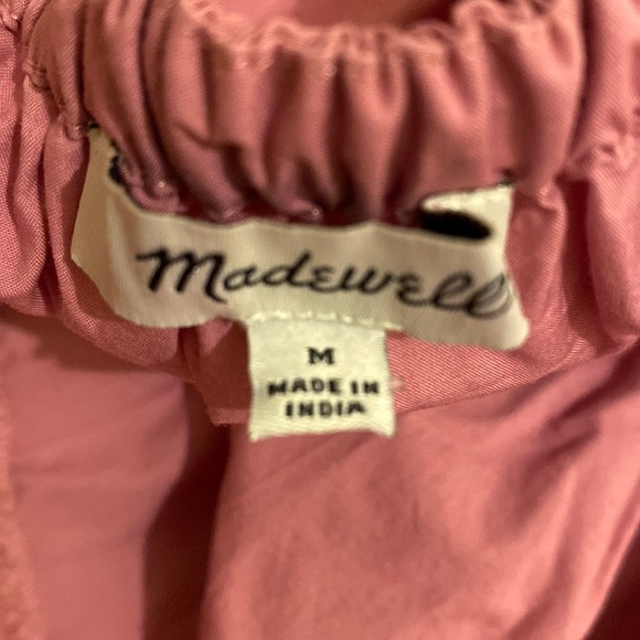 Madewell Sidonie Poplin Maxi Dress Pink Sleeveless Dress. Size M. Style NL119 - Picture 6 of 12